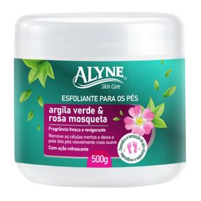 O Creme Esfoliante Alyne Argila/Rosa Mosqueta 500g