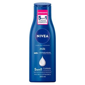 Loção Hidratante Nivea Milk 200ml