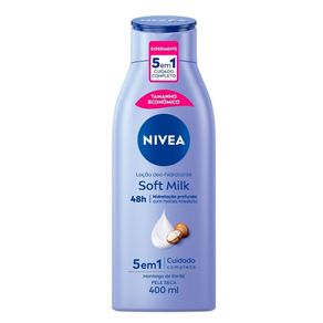 Loção Hidratante Nivea Soft Milk 400ml