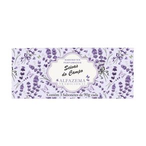Estojo Seivas Do Campo 3 Sabonetes Alfazema Tradicional 90g