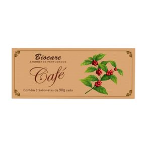 Sabonete Biocare Café Estojo com 3x 90g