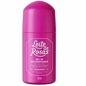 Desodorante Roll-On Leite De Rosas Tradicional 50ml