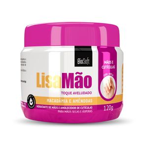 Creme Lisa Mão Bio Soft Macadâmia e Amêndoas 120g