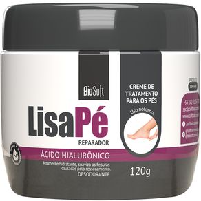 Creme Para Pés Bio Soft Lisa Pé Ácido Hialurônico 120g