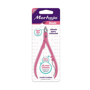 Alicate para Cutículas Merheje Rosa