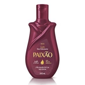 Hidratante Corporal Paixão Framboesa Negra 200ml