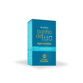 Kit Prático Banho De Lua Corpo Dourado Algas Marinhas