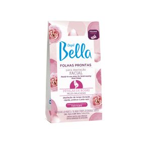 Folhas Prontas Depil Bella Facial Pétalas De Rosas 16fls