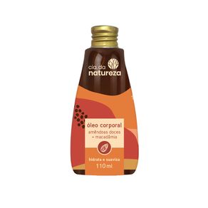 Óleo Corporal Cia Da Natureza Amêndoas e Macadâmia 110ml