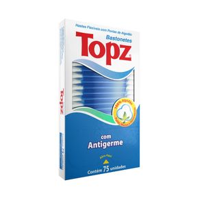 Hastes Flexíveis Bastonete Topz Com 75un
