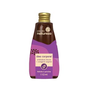 Óleo Corporal Cia.da Natureza Amêndoas Doces+Colágeno 110ml