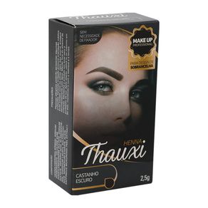 Henna Para Sobrancelhas Thauxi Castanho Escuro 2,5g