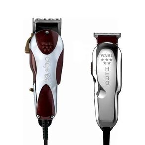 Kit Máquina Wahl Magic Clip + Aparador Hero 220V