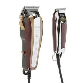 Kit Máquina De Corte Wahl Legend + Acabamento Detailer 220V