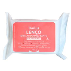 Lenços Demaquilantes Dailus Micelar 25un