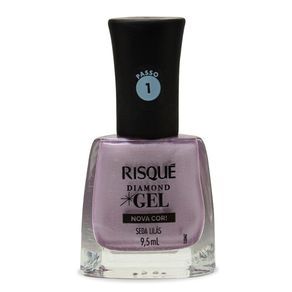 Esmalte Risqué Diamond Gel Seda Lilás