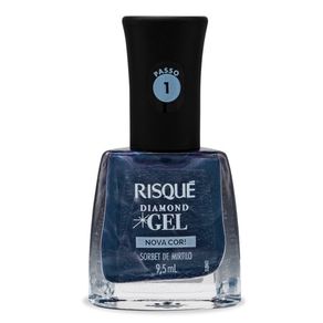 Esmalte Risqué Diamond Gel Sobert De Mirtilo