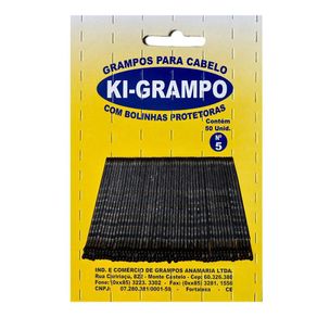 Grampo KI N 5 Preto100un