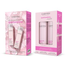 Kit Shampoo 250ml +Condicionador 250ml Cadiveu Quartzo Shine