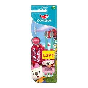 Escova Dental Macia Infantil Condor Júnior Lilica Ripilica
