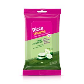 Lenço Micelar Demaquilante Ricca Pepinow Com 25 Un