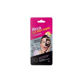 Máscara Facial Ricca Preta 8g