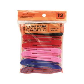 Clips De Cabelo Mitanni 99mm 12 Un