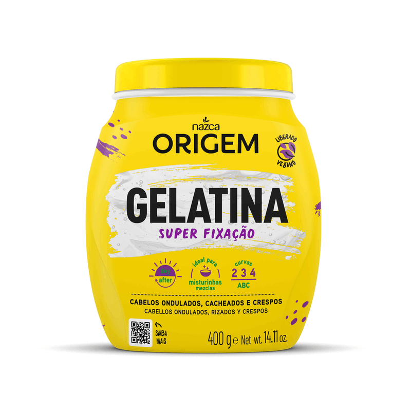 Gelatina Origem Super Fixação 400g - Iap Cosméticos