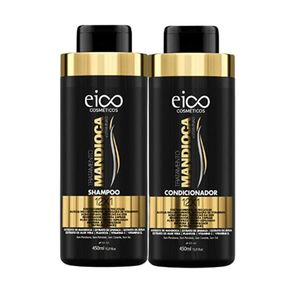 Kit Shampoo E Condicionador Eico Mandioca 850ml