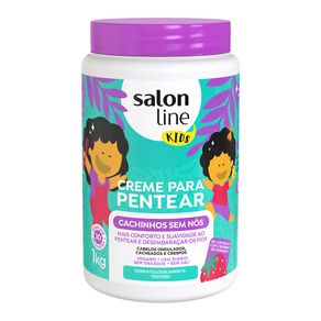 Creme Para Pentear Salon Line Kids Cachinhos Sem Nós 1kg