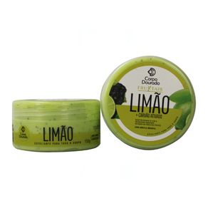 Esfoliante Corpo Dourado Fruktais Limão Carvão Ativado 150g