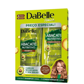 Shampoo E Condicionador DaBelle Abacate Nutritivo 425ml