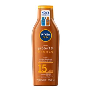 Protetor Solar Nivea Protect & Bronze FPS15 200ml