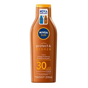Protetor Solar Nivea Protect & Bronze FPS30 200ml