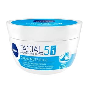 Creme Facial Nivea 5 Em 1 Nutritivo 100g