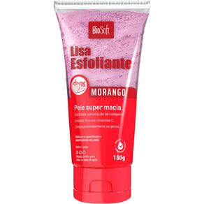 Creme Lisa Esfoliante Morango 180g