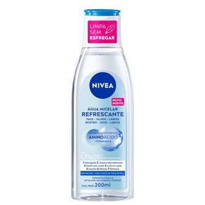 Água Micelar Nivea Limpeza 7 Em 1 Refrescante 200ml