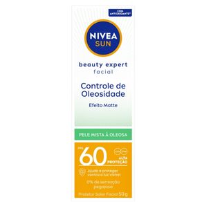 Protetor Solar Facial Nivea Controle De Oleosidade FPS 60 50G