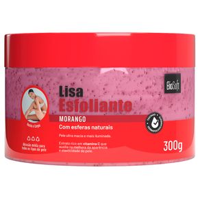 Creme Esfoliante Lisa Solf Hair Morango 300g