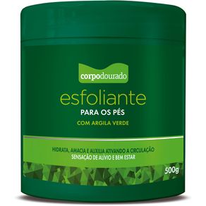 Creme Esfoliante Para Pés Corpo Dourado 500g