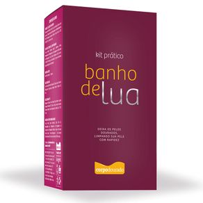Kit Banho De Lua Corpo Dourado Prático 6 Itens