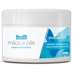 Creme Para Mãos & Pés Corpo Dourado 300g