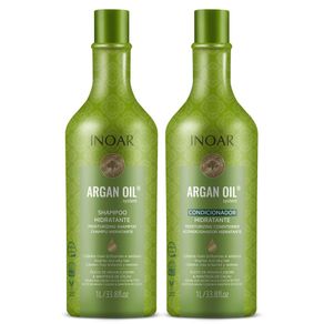 Kit Inoar Argan Oil - Shampoo + Condicionador 1l