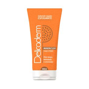 Sabonete Líquido Esfoliante Delicaderm Maracujá 180ml