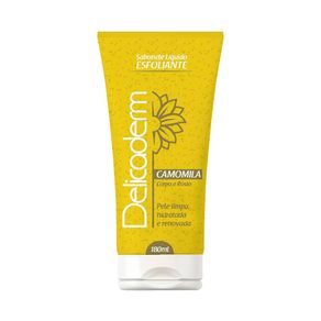 Sabonete Líquido Esfoliante Delicaderm Camomila 180ml