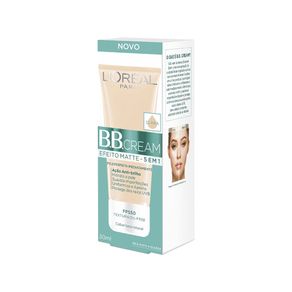 Creme Facial Loreal Bb Cream Efeito Matte Clara 30ml