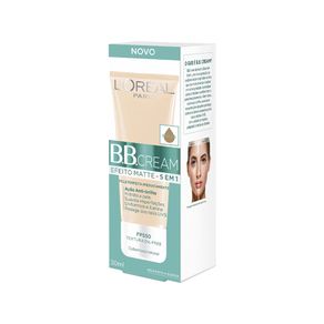 Creme Facial Loreal Bb Cream Efeito Matte Média 30ml