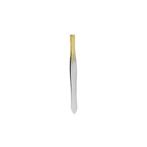 Pinça Enox Ponta Dourada Reta Rf 700