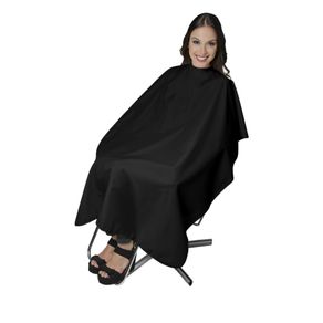 Capa Cetim Santa Clara Sem Manga Velcro Preta