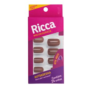 Unhas Postiças Ricca Nude Capuccino